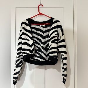 Zebra cardigan